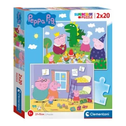 Clementoni Puzzel Peppa Pig, 2x20st.