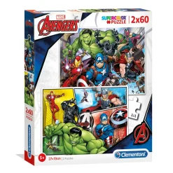 Clementoni Puzzel The Avengers, 2x60st.