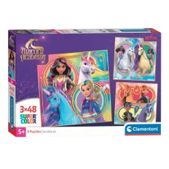 Clementoni Puzzel Unicorn Academy - 3x48st.