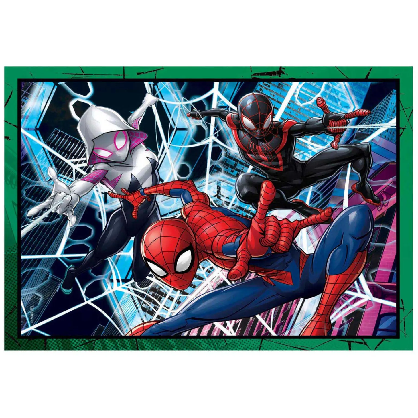 Clementoni Puzzels Marvel Spiderman, 4in1