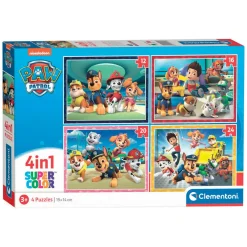Clementoni Puzzels PAW Patrol, 4in1