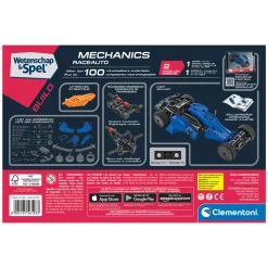 Clementoni Wetenschap en Spel - Mechanics Raceauto of Go Kart 2in1 Bouwset - 100+dlg.