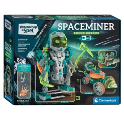 Clementoni Wetenschap en Spel - Space Miner Robotica 3in1 Bouwset
