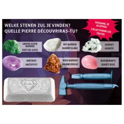Clementoni Wetenschap en Spel - Op Zoek Naar Stenen en Mineralen