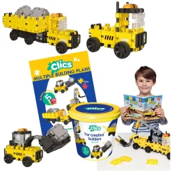 Clics Bouwblokken Werkvoertuigen in Emmer - 123dlg.
