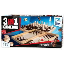 Clown Games 3In1 Spellendoos Hout