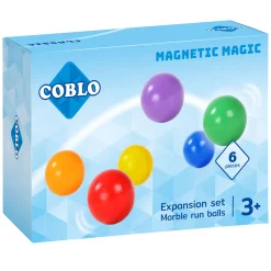 Coblo Knikkerbaan Ballen Magnetisch Bouwspeelgoed, 6dlg.