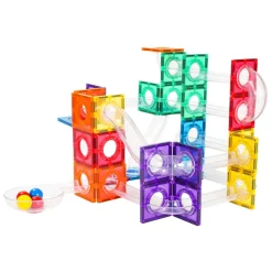 Coblo Knikkerbaan Magnetisch Bouwspeelgoed, 100dlg.