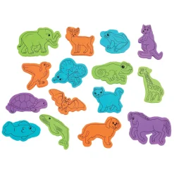 Colorations - Dierenskeletten Stempels, 15st.