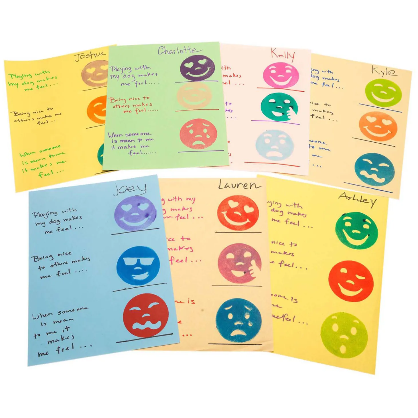 Colorations - Easy Grip Emotiestempels, 12st.