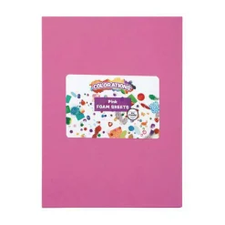 Colorations - Foam Vellen Roze, 10st.