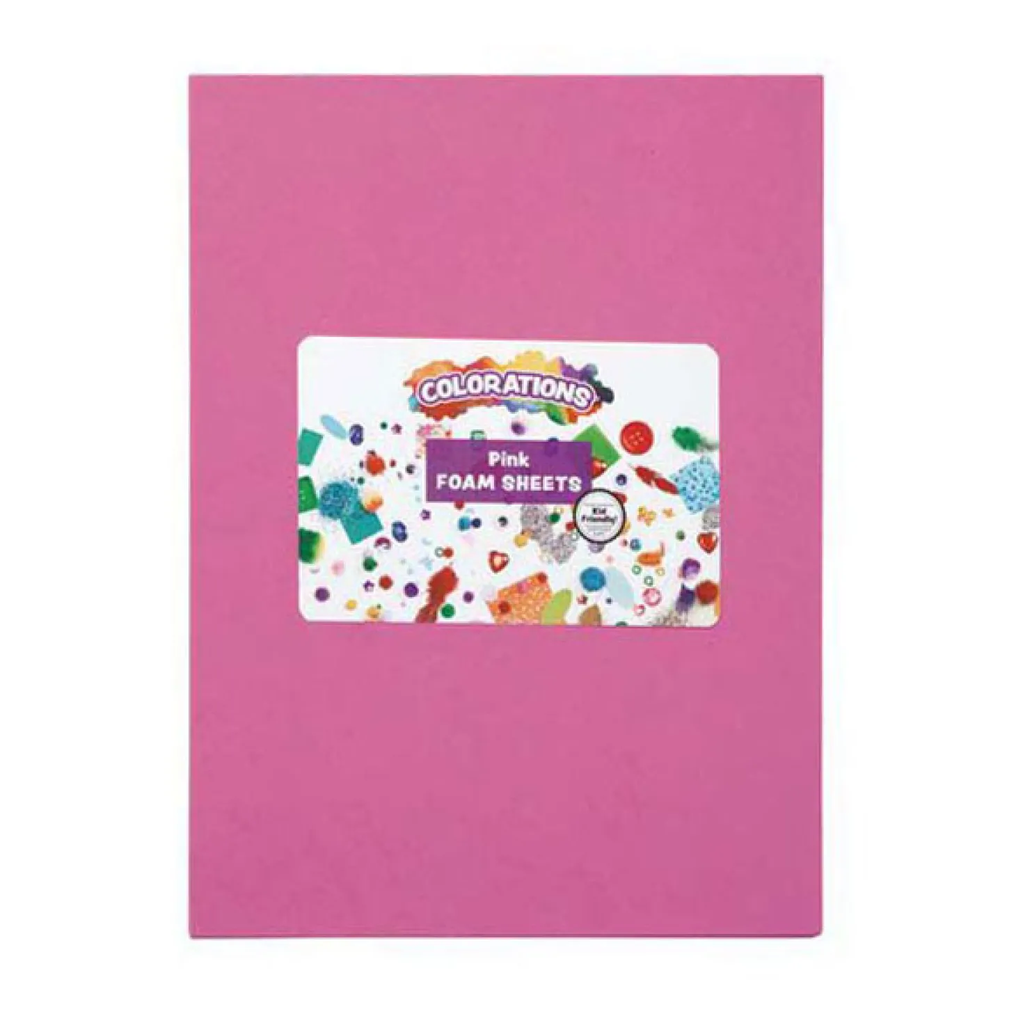 Colorations - Foam Vellen Roze, 10st.