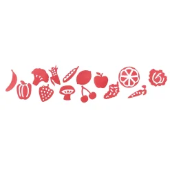 Colorations - Fruit en Groente Stempels, 14st.