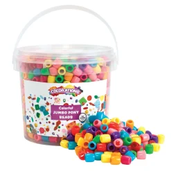 Colorations - Gekleurde Grote Rijgkralen in Emmer, 680 gram