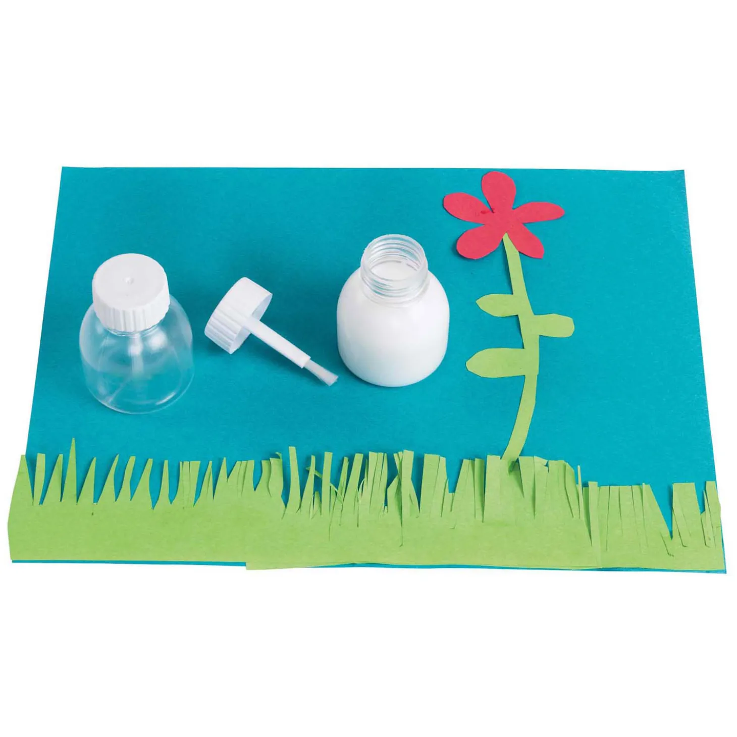 Colorations - Herbruikbare Lijmpotten met Kwasten, 12st.