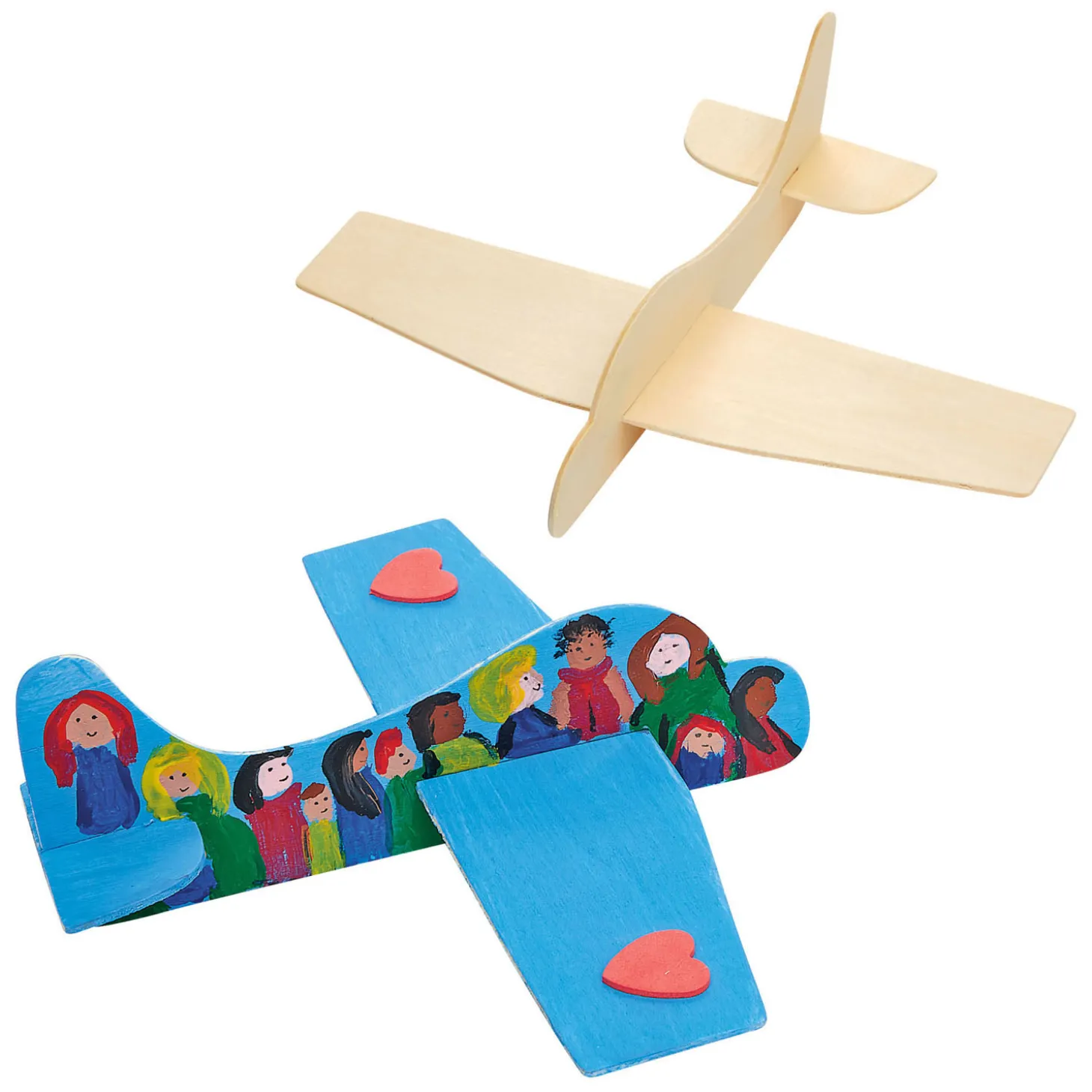 Colorations - Houten Modelvliegtuigen Maken, Set van 12