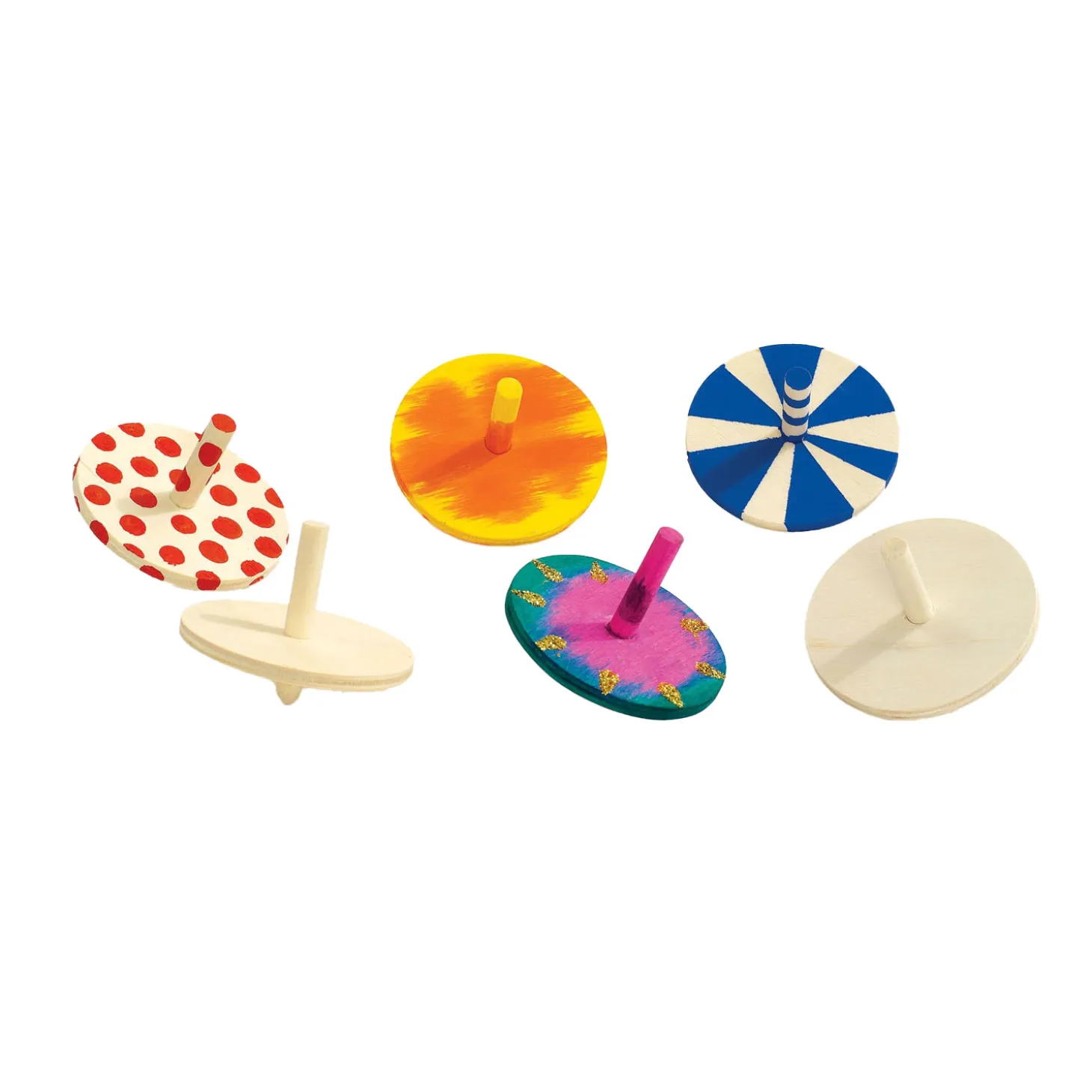 Colorations - Houten Tollen, Set of 24