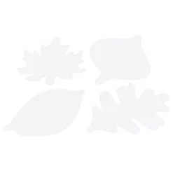 Colorations - Jumbo Knutsel Bladeren Karton, 24 stuks