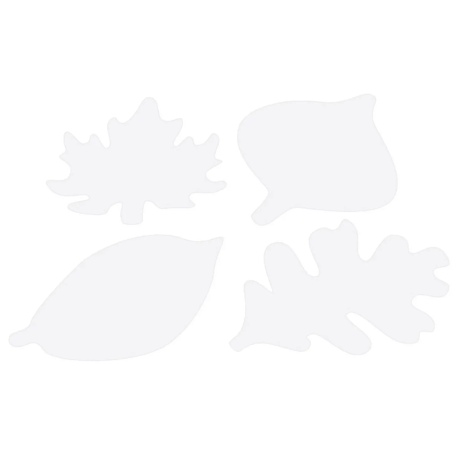 Colorations - Jumbo Knutsel Bladeren Karton, 24 stuks