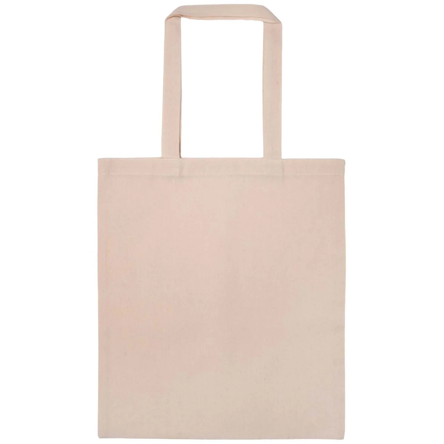 Colorations - Katoenen Totebag met 80 cm Handvat - 38 x 42 cm, 5st.