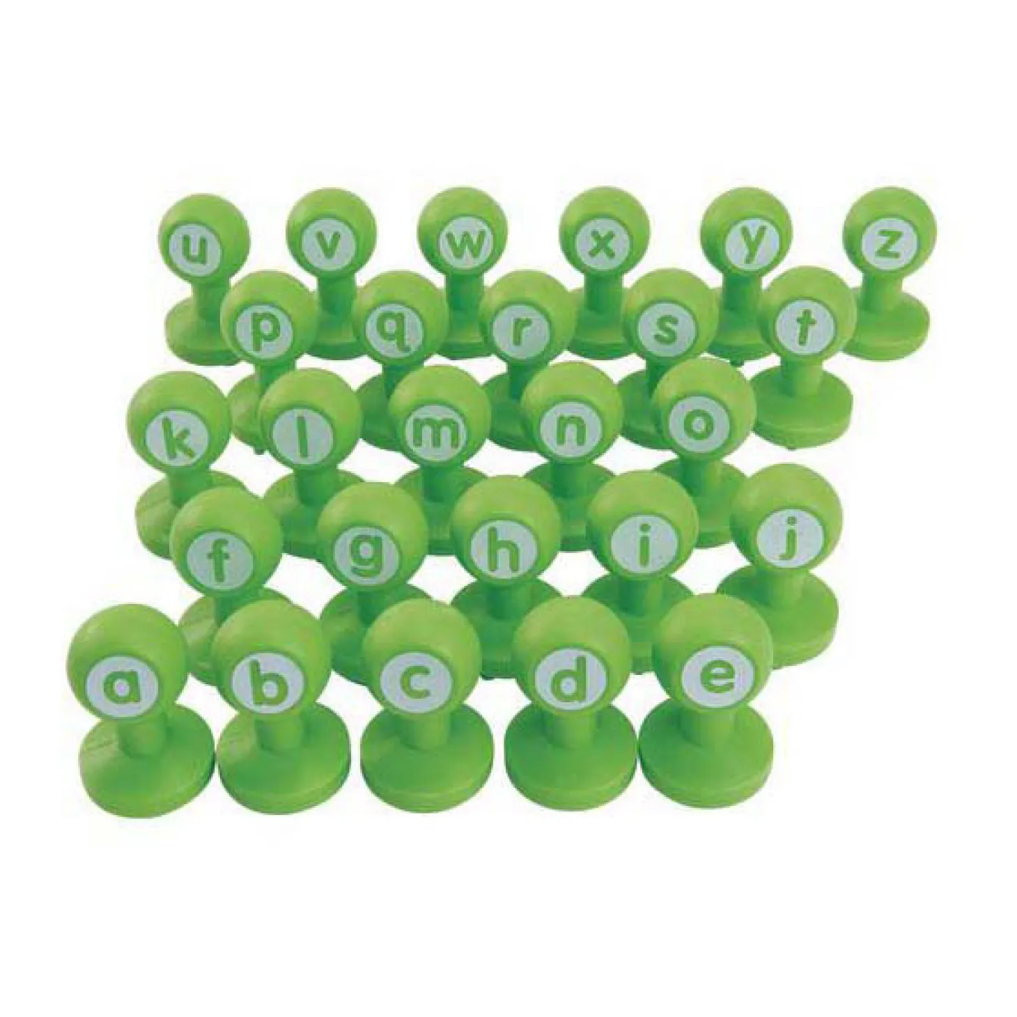 Colorations - Kleine Letters Klei Stempels, 26st.