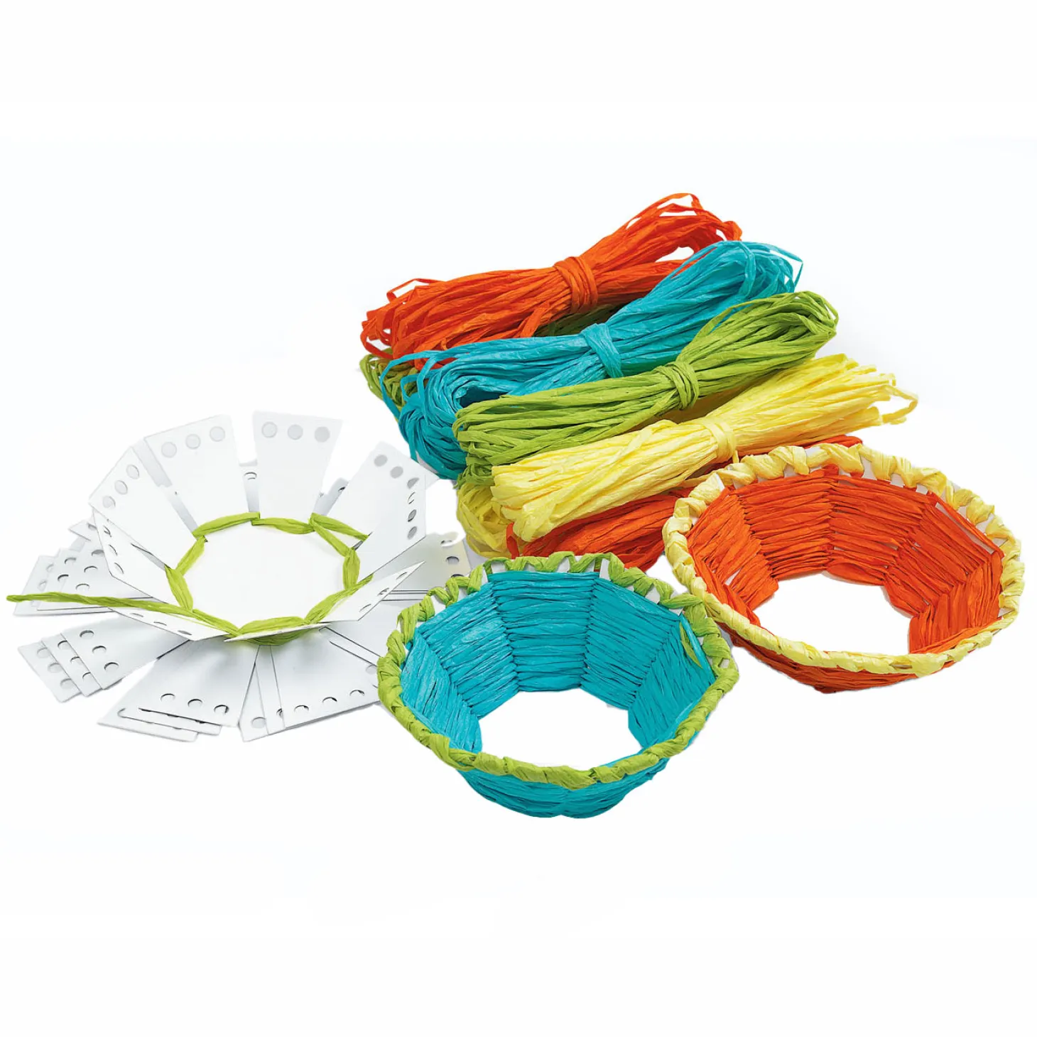 Colorations - Maak je eigen  Geweven Mand, Set van 12