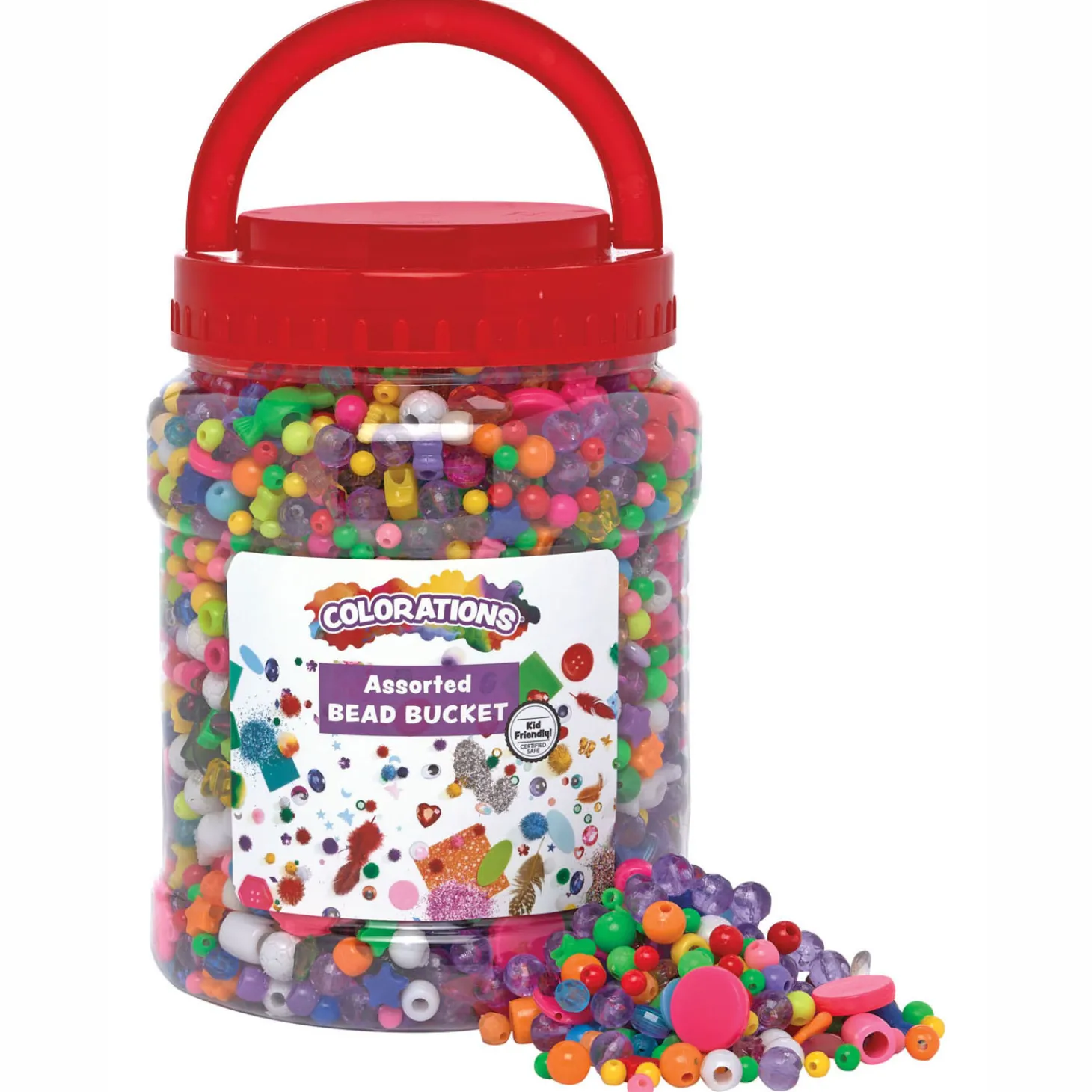 Colorations - Rijgkralen Variatie in Pot, 6000st.