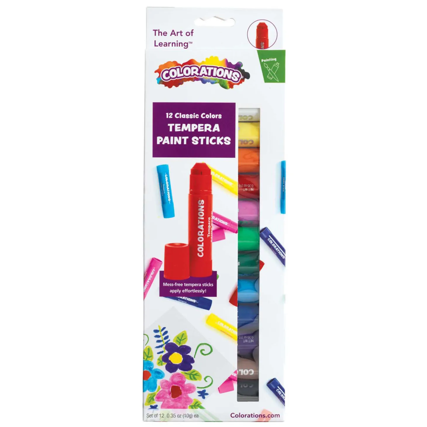 Colorations - Verfsticks - 12 Kleuren