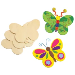 Colorations - Versier je Eigen Houten Vlinders, Set van 12