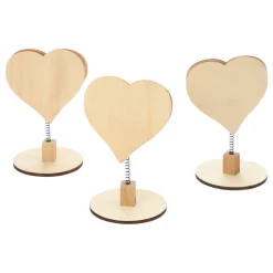Colorations - Versier je Houten Memoclip Hart, 12st.