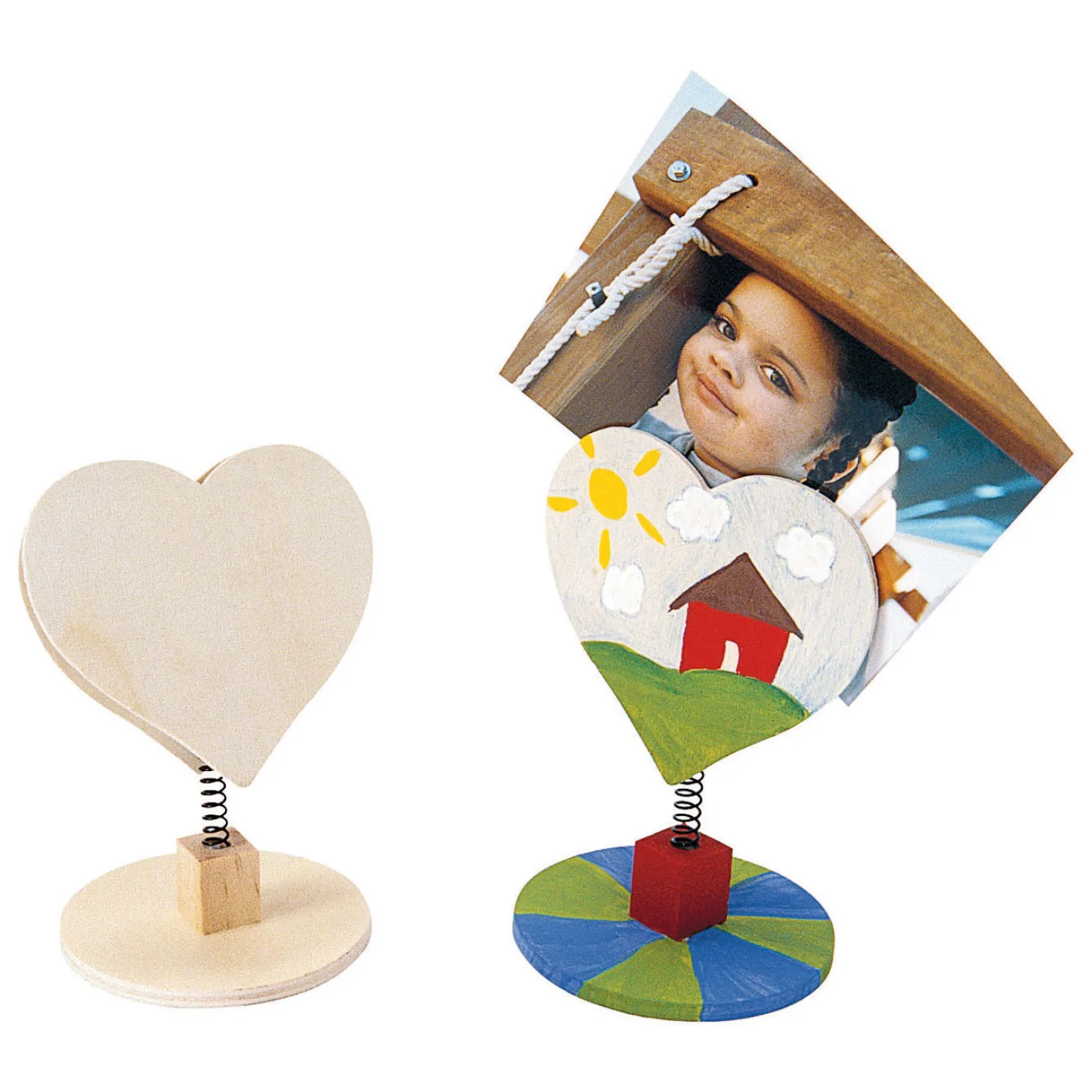 Colorations - Versier je Houten Memoclip Hart, 12st.