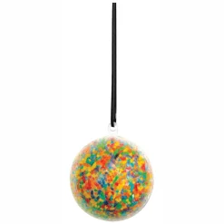 Colorations - Vulbaar Ornament Transparante Bal, Set van 12