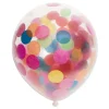 Confetti Ballonnen Papieren Confetti Mix 30cm, 6st.