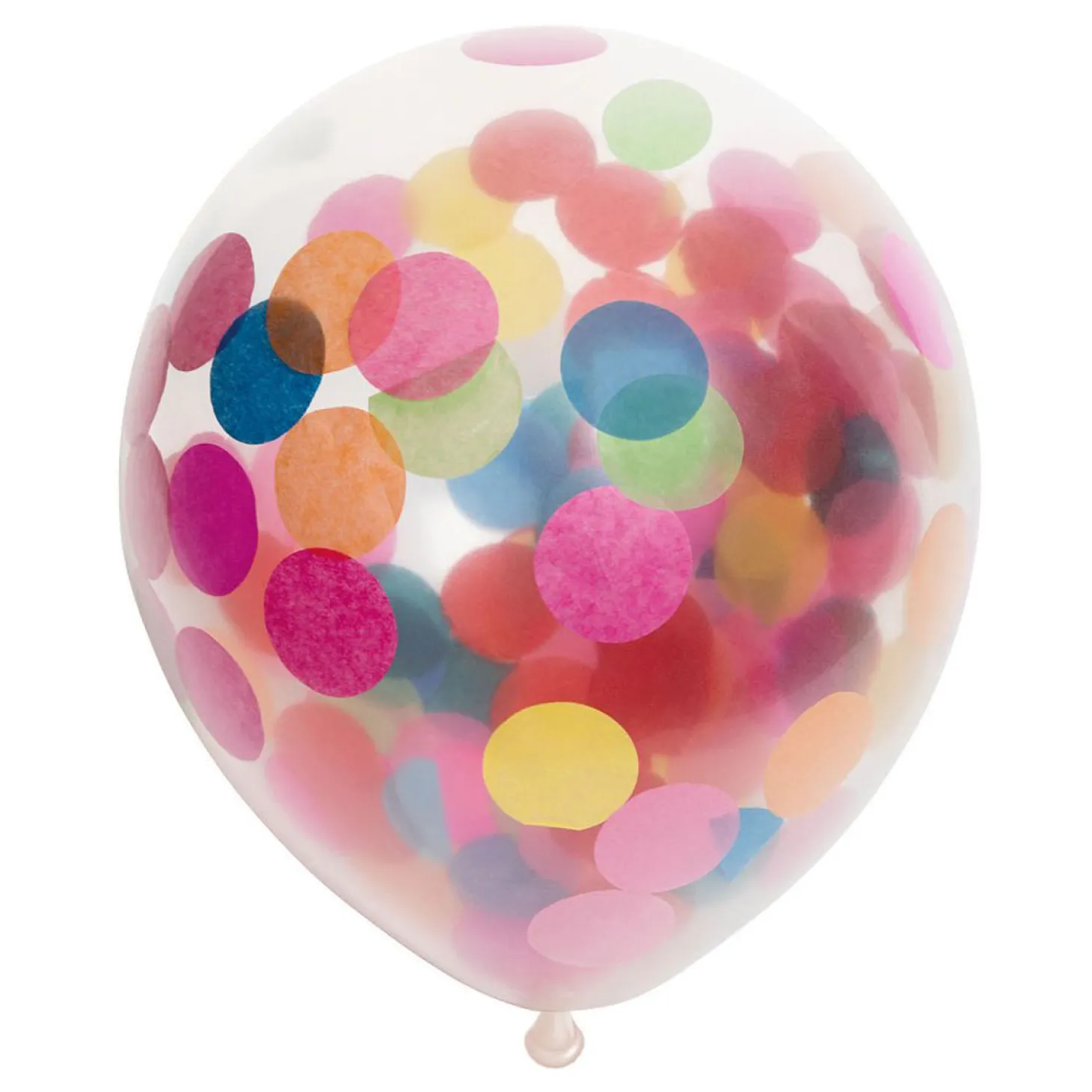 Confetti Ballonnen Papieren Confetti Mix 30cm, 6st.
