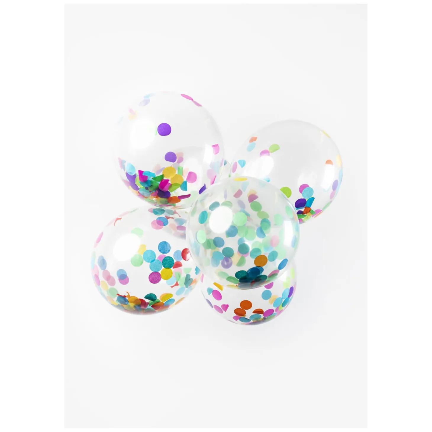 Confetti Ballonnen Papieren Confetti Mix 30cm, 6st.