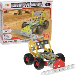 Constructieset Metaal Grondwerker, 91dlg.