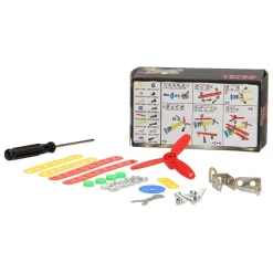 Constructieset Metaal Vliegtuig, 34dlg.