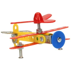 Constructieset Metaal Vliegtuig, 34dlg.