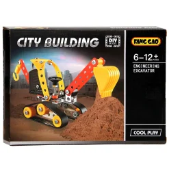 Constructieset Mini Graver Rupsbanden, 93dlg.