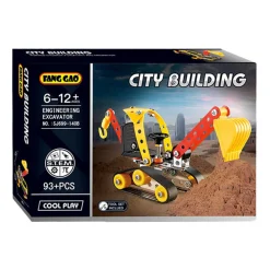 Constructieset Mini Graver Rupsbanden, 93dlg.