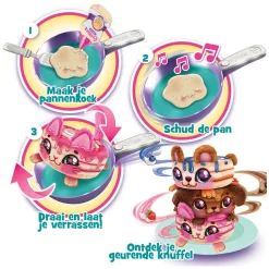 Cookeez Maak je Eigen Pluchen Verrassingsdier in Koekenpan