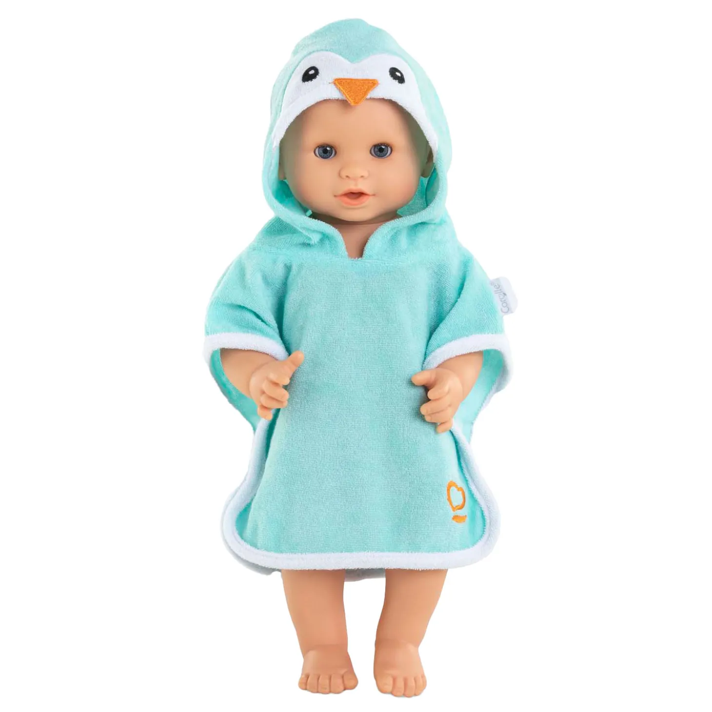 Corolle Badcape voor Babypop - Pinguin, 36cm