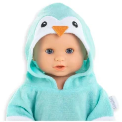 Corolle Badcape voor Babypop - Pinguin, 36cm