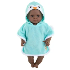 Corolle Badcape voor Babypop - Pinguin, 30cm