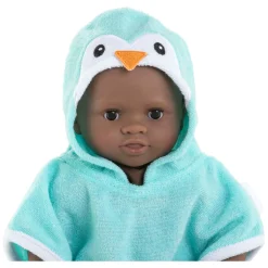 Corolle Badcape voor Babypop - Pinguin, 30cm