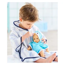 Corolle Badcape voor Babypop - Pinguin, 30cm