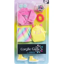 Corolle Girls - Poppenkleertjes Fluo Set Dressing Room