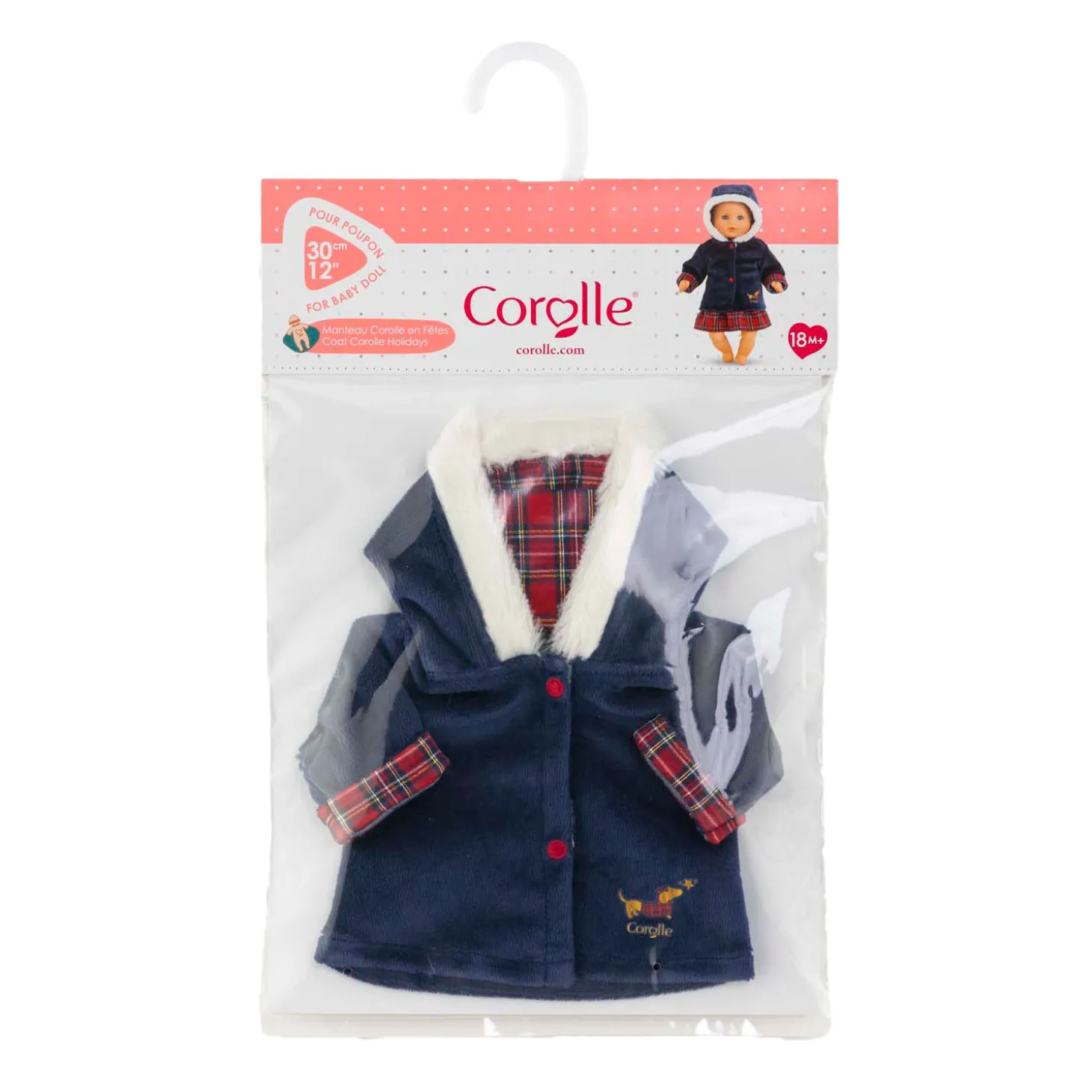 Corolle Holidays Jas voor Babypop, 30cm