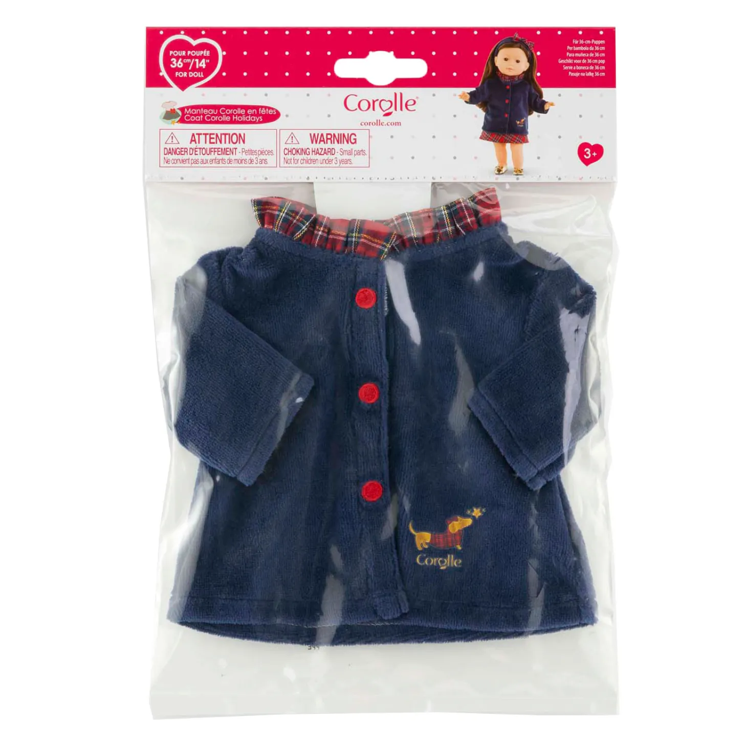 Corolle Holidays Jas voor Poppen, 36cm