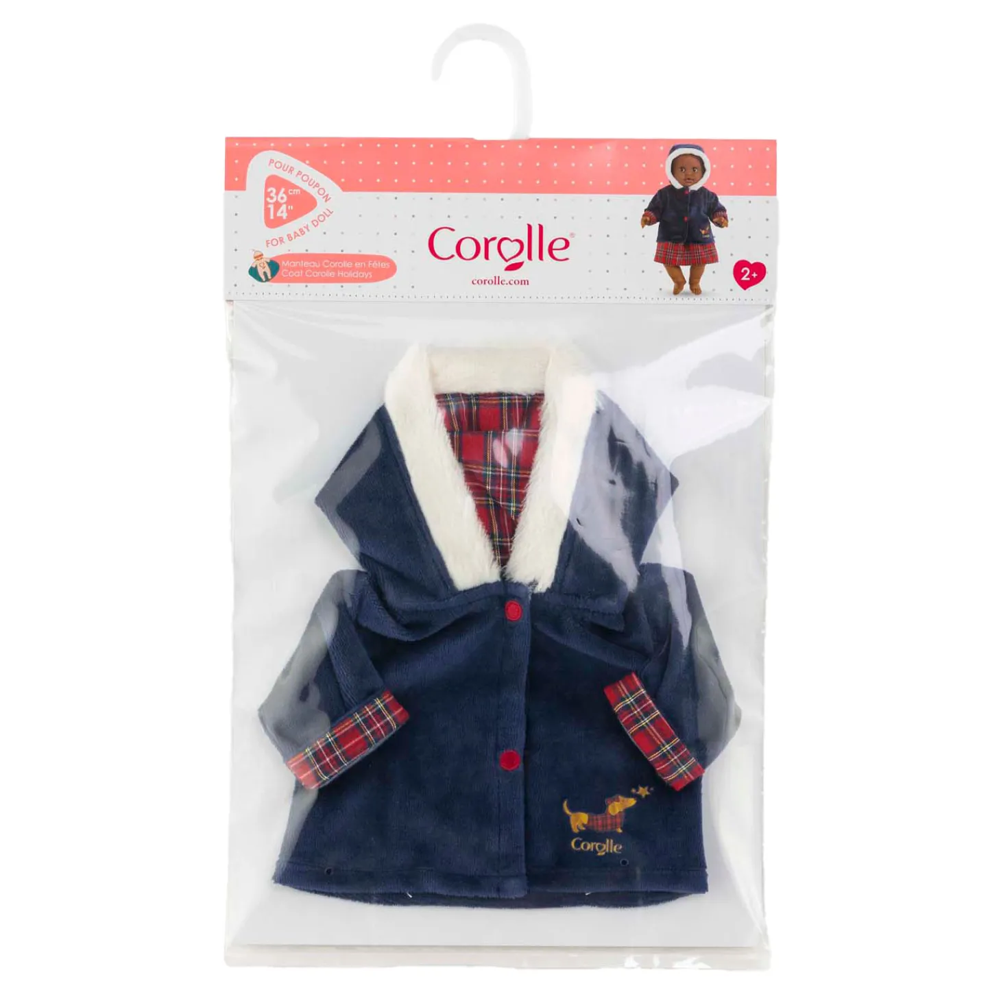 Corolle Holidays Jas voor Babypop, 36cm